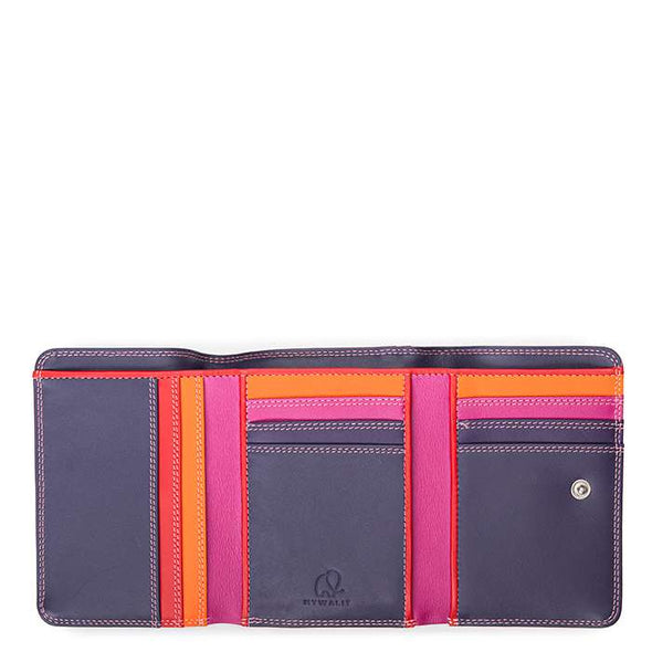 Medium Tri-fold Wallet in Sangria Multi