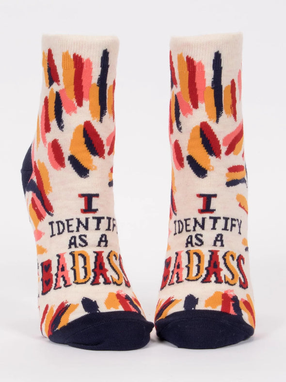 I Identify As A Badass Ankle Socks