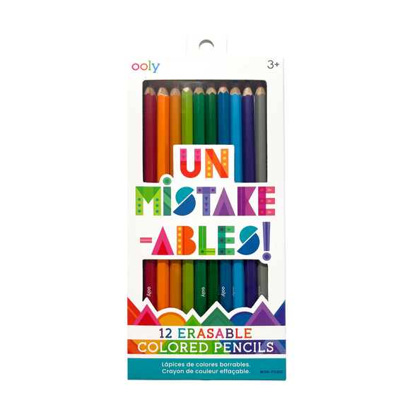 Un-Mistakeables! Erasable Colored Pencils - Set of 12