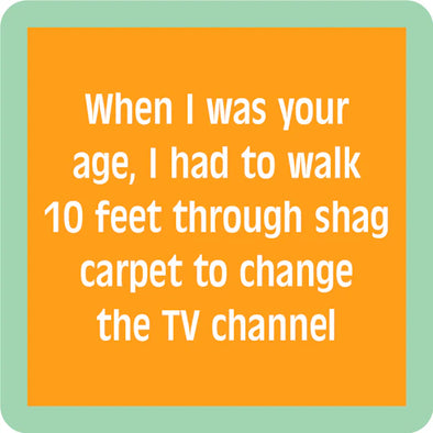 Shag Carpet Coaster