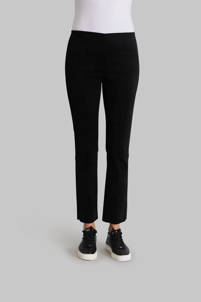 Washed Velvet Annie Pants in Black