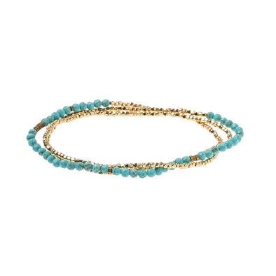 Delicate Stone Turquoise/Gold - Stone of the Sky