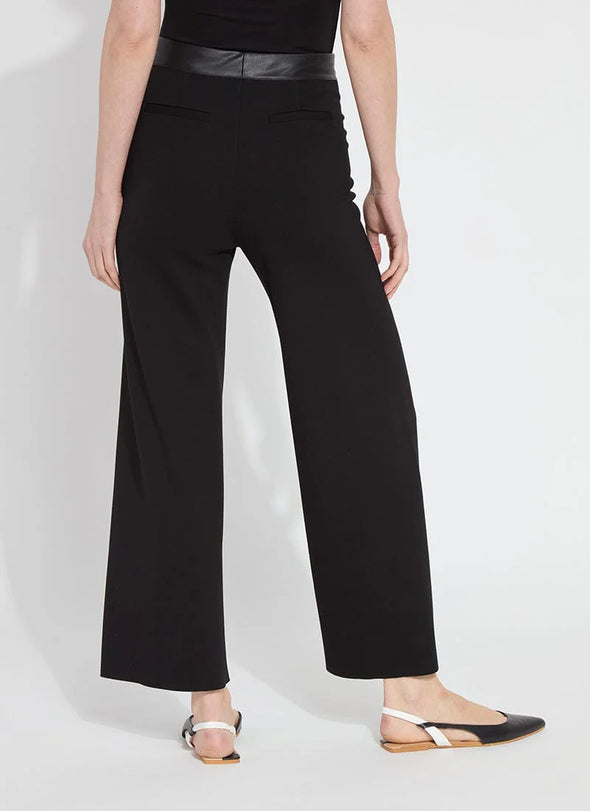 Denver Hi Waist Ponte Pants in Black