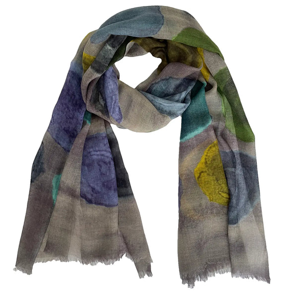 Madison Scarf in Grey/Multi