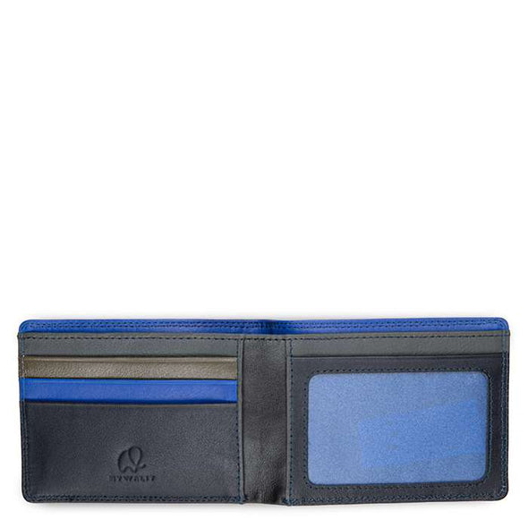 RFID Men's Jeans Wallet Nappa Midnight