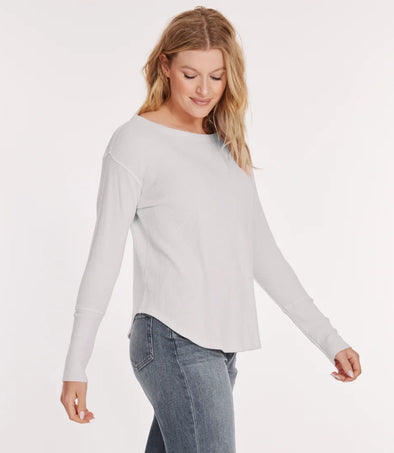 White Long Seeve Top