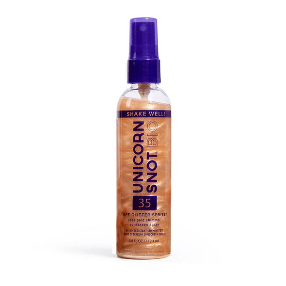 Summer Sunscreen Spray - Spf 35 Rose Gold Glitter