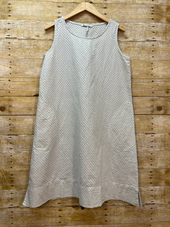 Pinhole Short Dress in Jicama