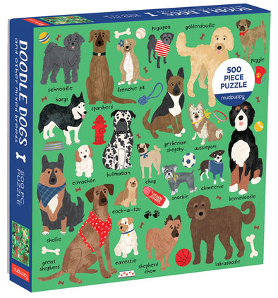 Doodle Dogs Puzzle 500 Piece Jigsaw Puzzle