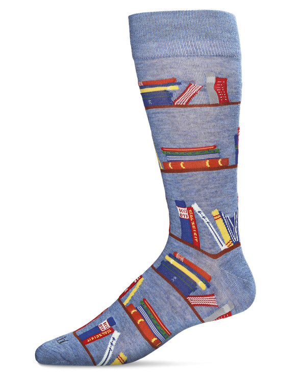 Men's Bookshelf Denim Sock