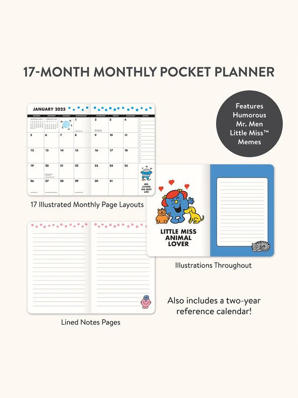 2025 Little Miss Punctual Monthly Pocket Planner