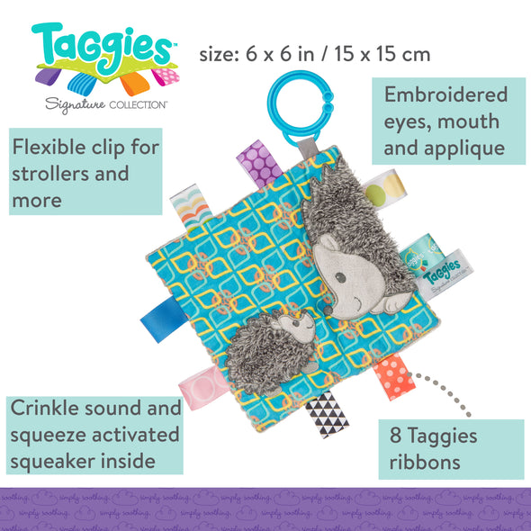 Taggies Crinkle Me Heather Hedgehog