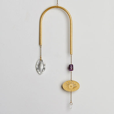 Suncatcher- Evil Eye/Amethyst