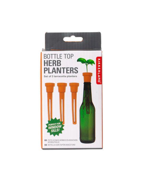 Bottle Herb Planter