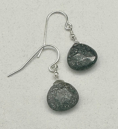 Black Sunstone Earrings