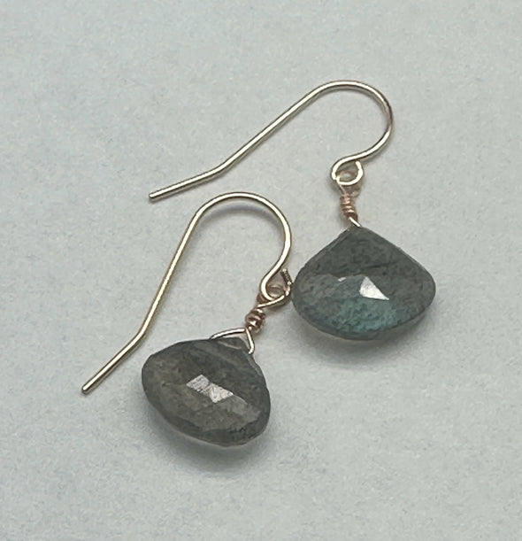 Labradorite Briolette Earrings