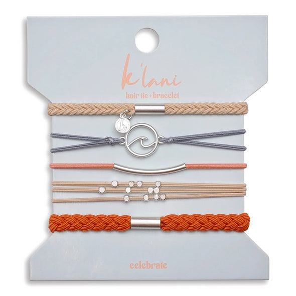 Celebrate Hair Tie Bracelets