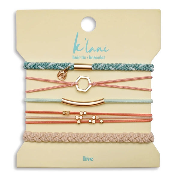 Live Hair Tie Bracelets