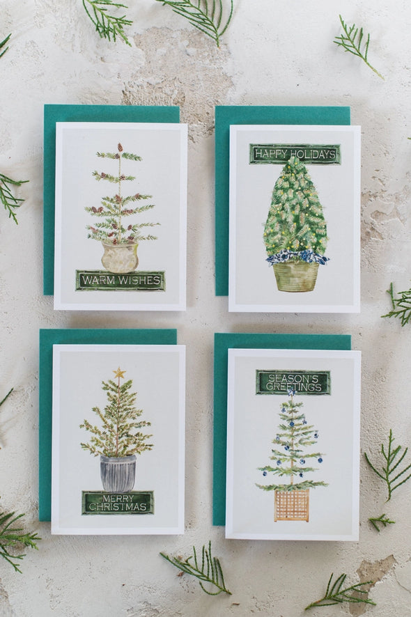 Holiday Tree Variety Box Set of 8