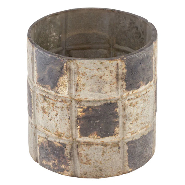 Rustic Votive Small Barrel