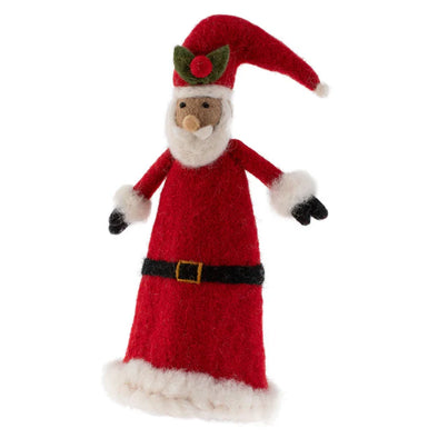 Santa Wine Bottle Topper