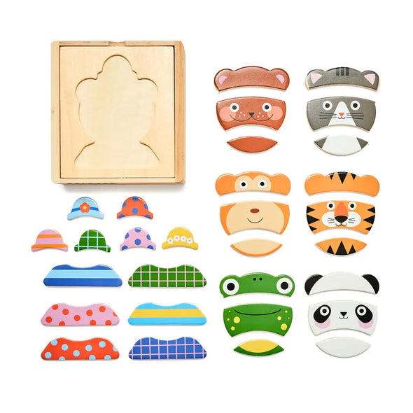 Animal Mix Up! Wooden Puzzle