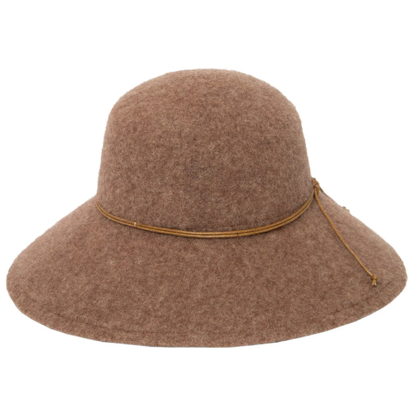 Park Lane Floppy Hat in Brown