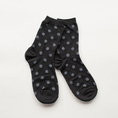 Black Polka Dot Socks