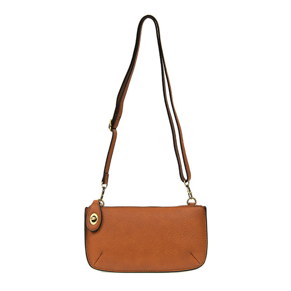 Mini Crossbody Wristlet Clutch in Whiskey