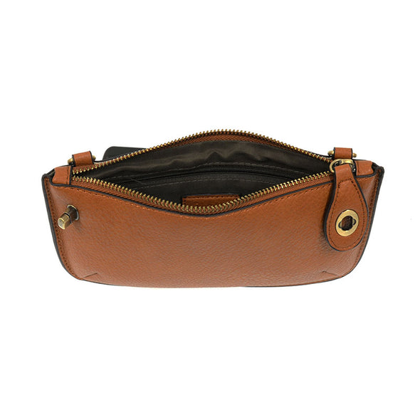 Mini Crossbody Wristlet Clutch in Whiskey