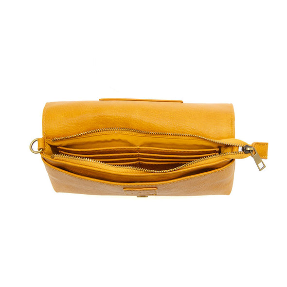 Everly Organizer Flap Crossbody in Honey