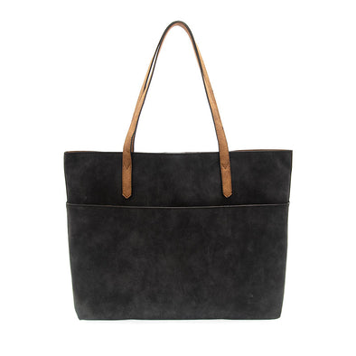 Danica Tote with Laptop Bag in Black