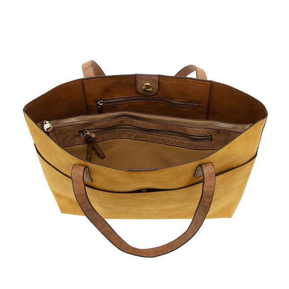 Danica Tote with Laptop Bag in Peanut