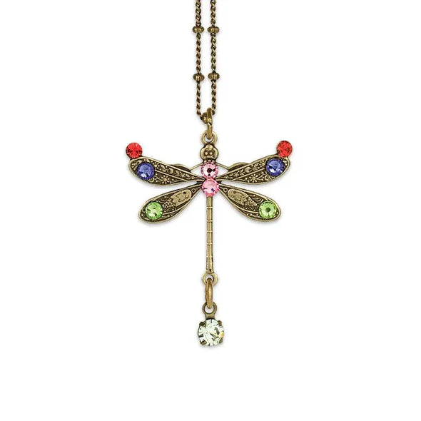 Bonnie Crystal Dragonfly Necklace