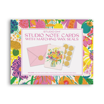 Garden Splash Studio Note Cards with Matching Wax Seals