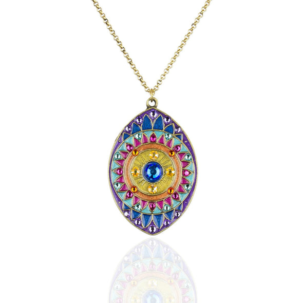 Rehana Crystal Evil Eye Necklace