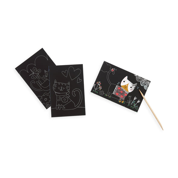 Mini Scratch & Scribble Art Kit Cutie Cats