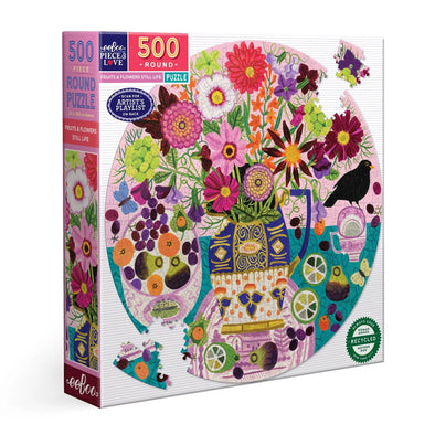 Fruits & Flowers Still Life 500 Piece Puzzle