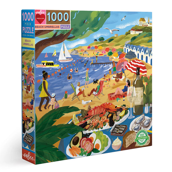 Beach Umbrellas 1000 Piece Puzzle