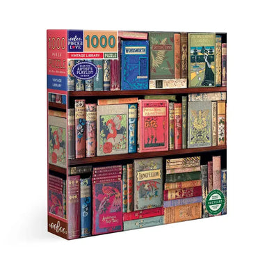 Vintage Library 1,000 Piece Jigsaw Puzzle