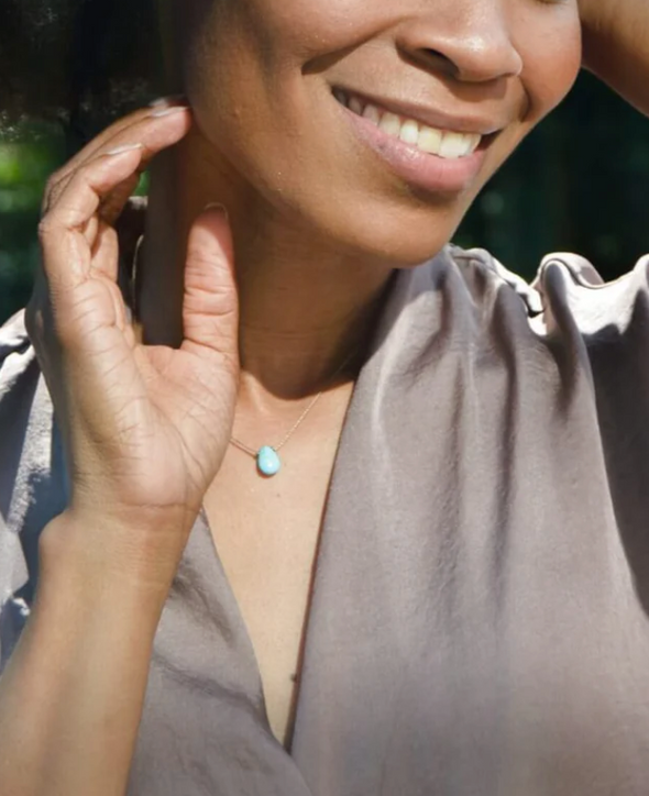 Howlite Soul-Full of Light Necklace for Happy Birthday