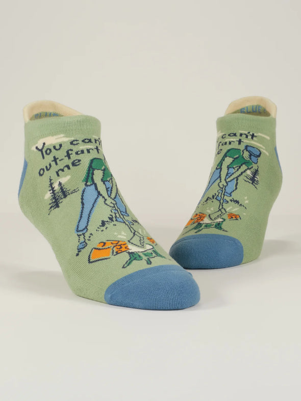 You Can't Out-Fart Me Sneaker Socks L/XL