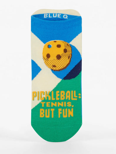Pickleball: Tennis, But Fun Sneaker Socks L/XL