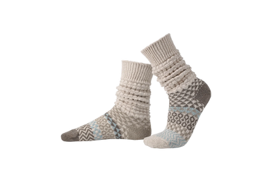 Fusion Slouch Socks in Seashell