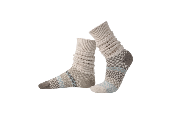 Fusion Slouch Socks in Seashell