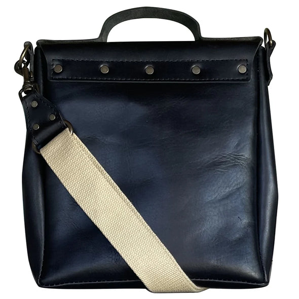 Sojouner Leather Messenger in Black