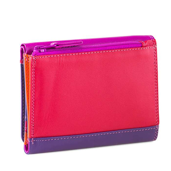 Medium Tri-fold Wallet in Sangria Multi