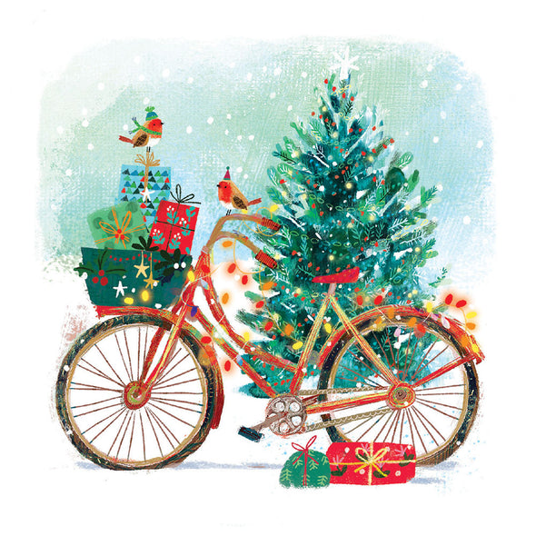 Christmas Bike Boxed Cards Set of 8