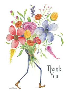 Booted Bouquet Thank You Boxed Set of 8