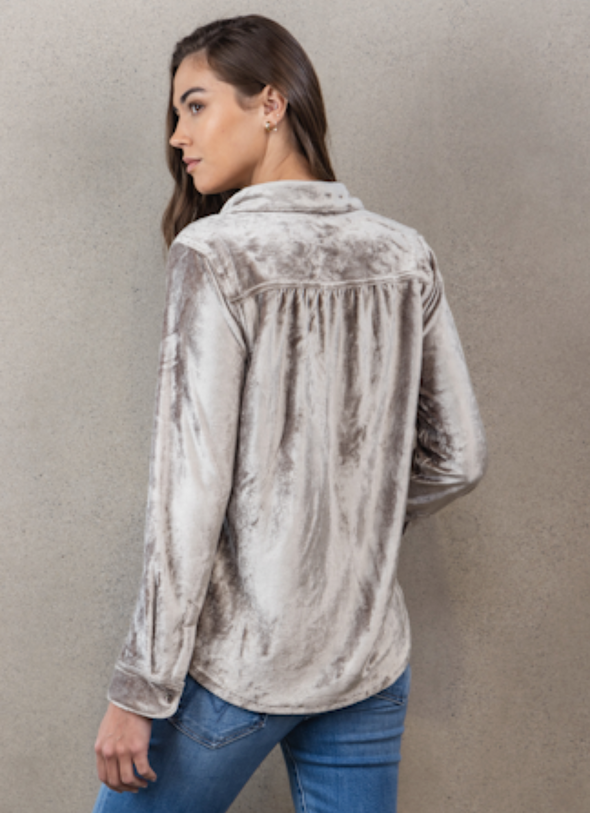 Fossil Velvet Shirt